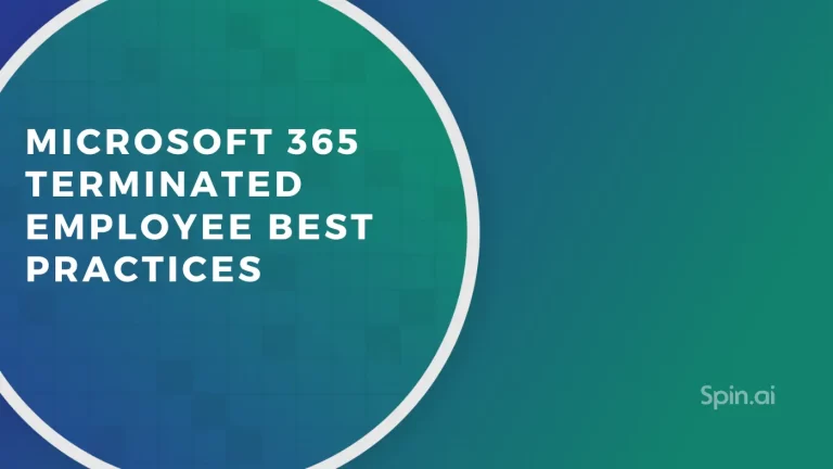 8 Microsoft 365 Terminated Employee Best Practices