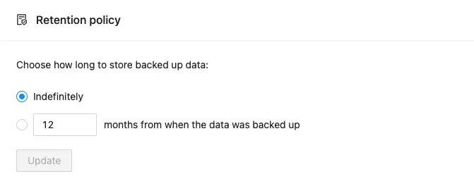 Detailed explanation of versioning and retention settings in Spin.AI backup