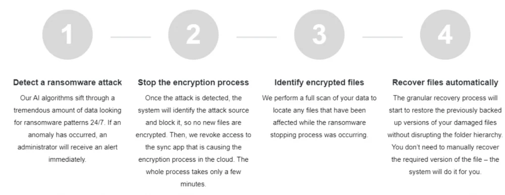 Overview of the SpinSecurity automated ransomware protection