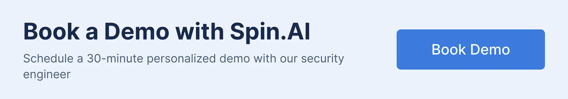 Book a Demo with Spin.AI