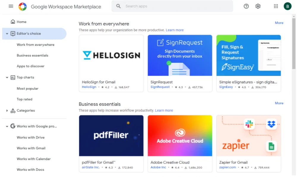 Google Workspace™ Marketplace