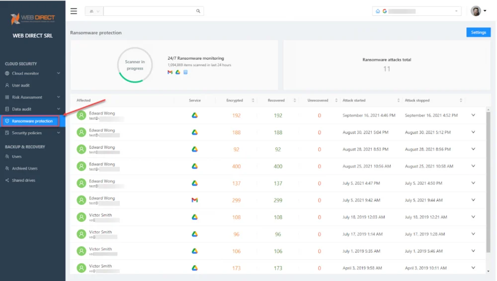 | Spin.AI SpinOne Ransomware Protection provides proactive ransomware protection for cloud SaaS