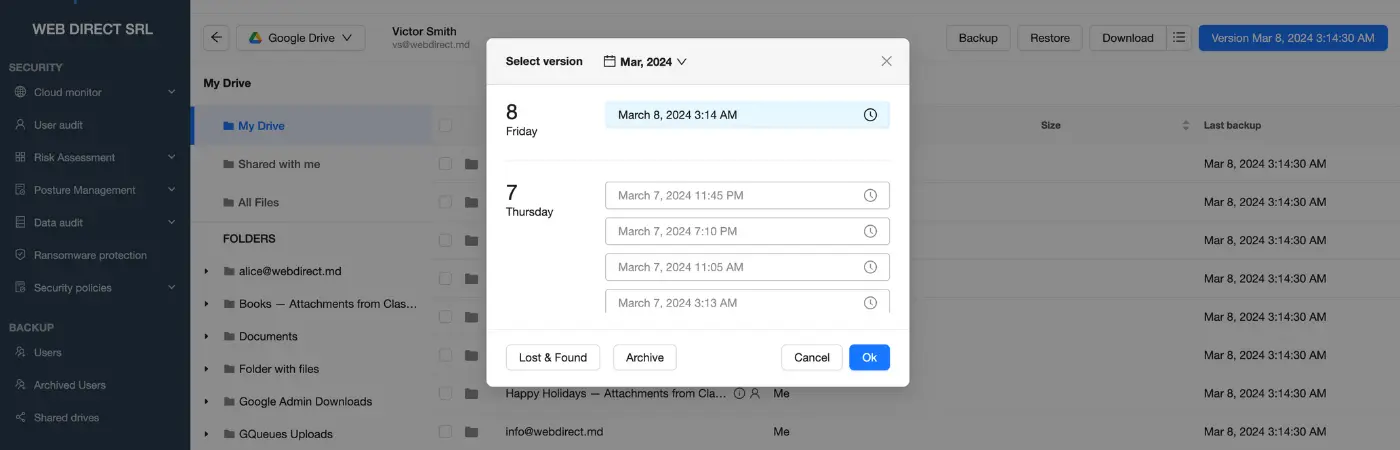 Backup - Google Workspace™ DLP Best Practices for Businesses