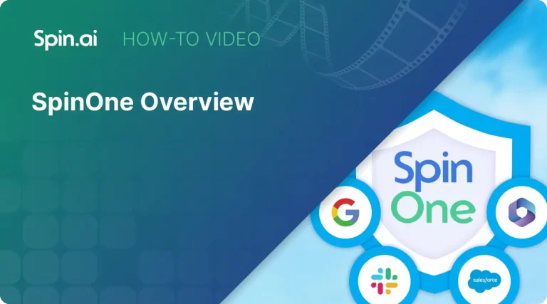 SpinOne platform by Spin.ai
