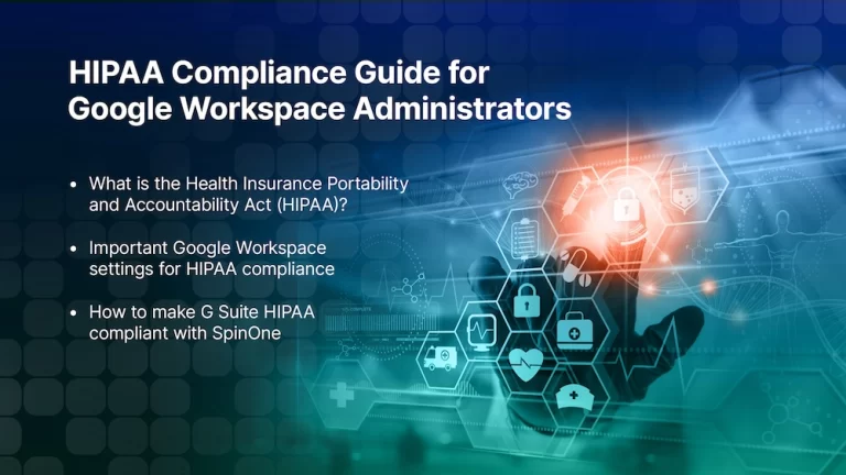 HIPAA Setup Guide for Google Workspace Admins