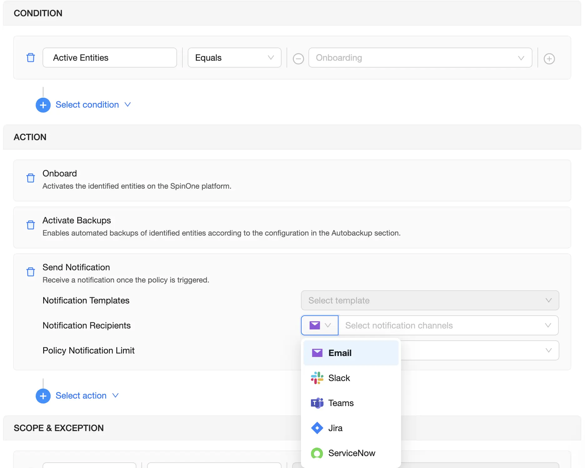 Onboarding and Offboarding Management Managing onboarding and offboarding of entities and add-ons