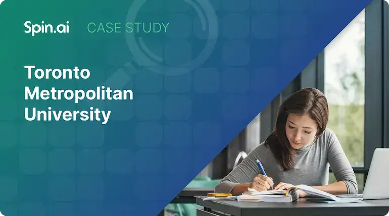 Spin.ai Toronto Metropolitan University Case Study