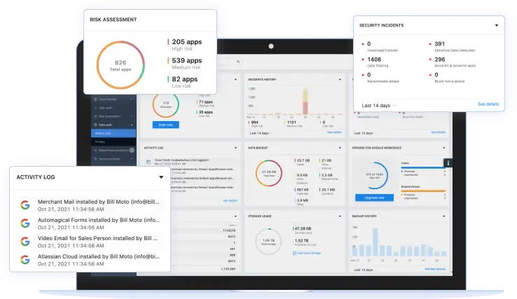 Spin.ai SaaS Backup, SSPM, Recovery, and Risk Management