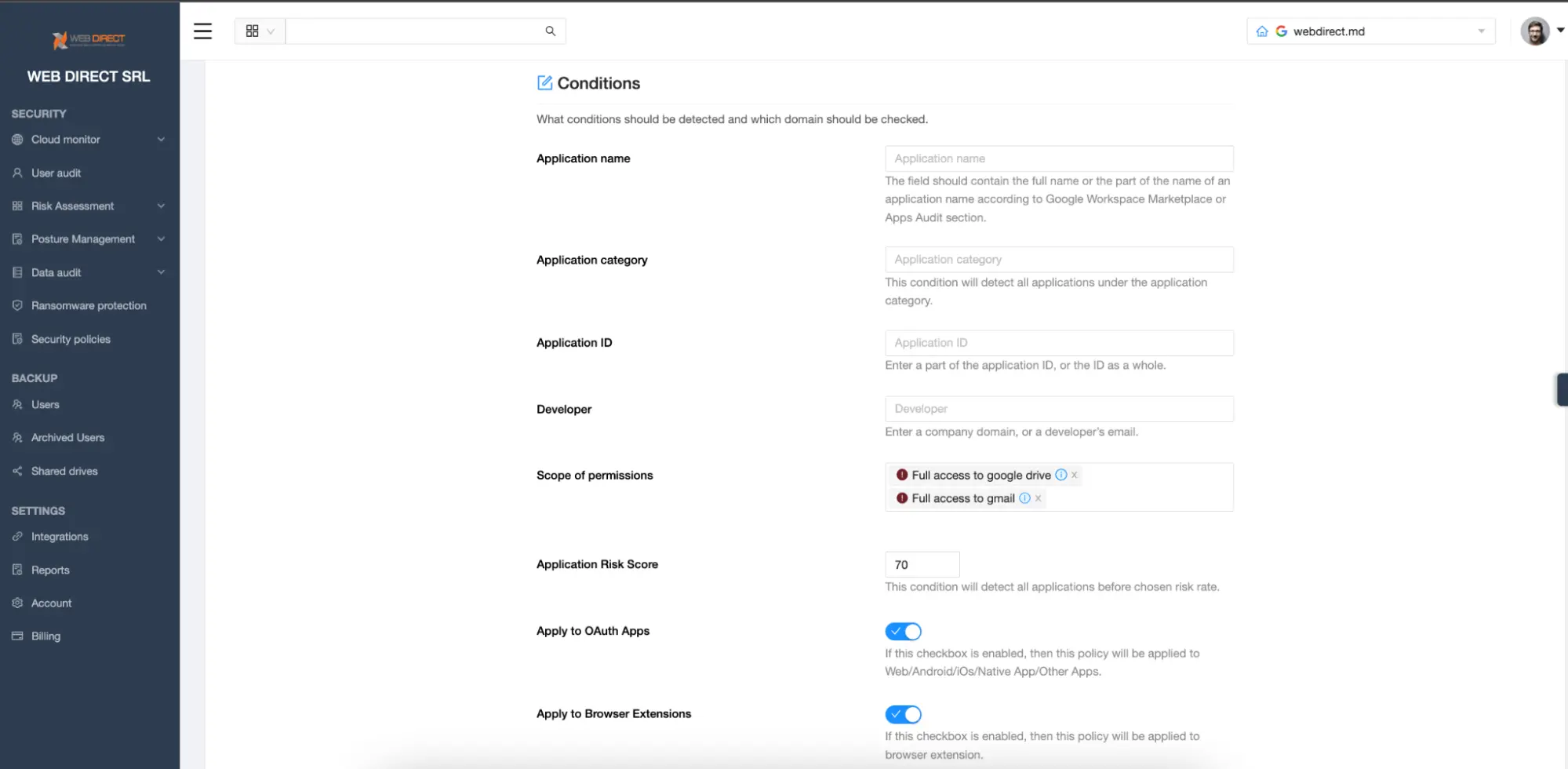 SSPM Protecting SaaS Environments | Spin.AI Visual representation of SSPM protecting SaaS environments