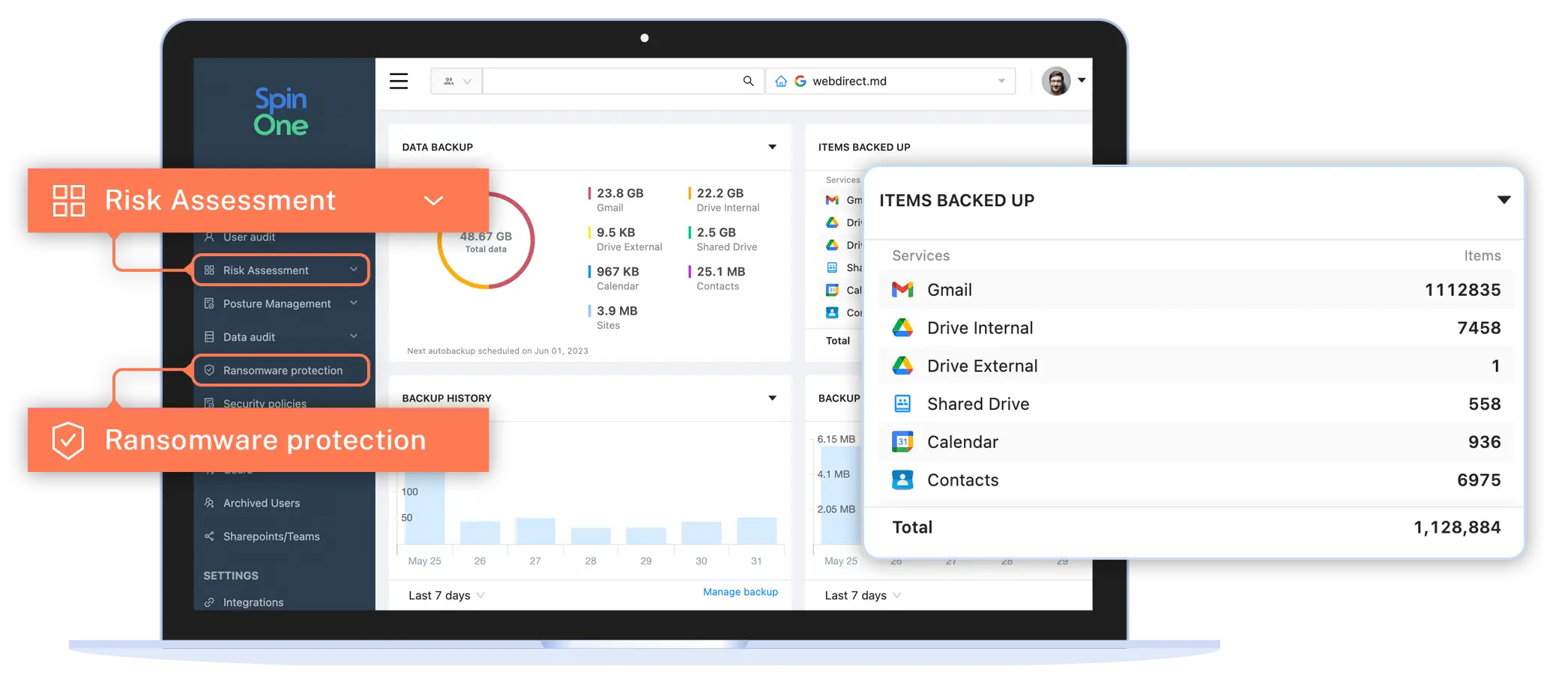 SpinBackup Google Workspace™ Platform | Spin.AI Backup Google Calendar™