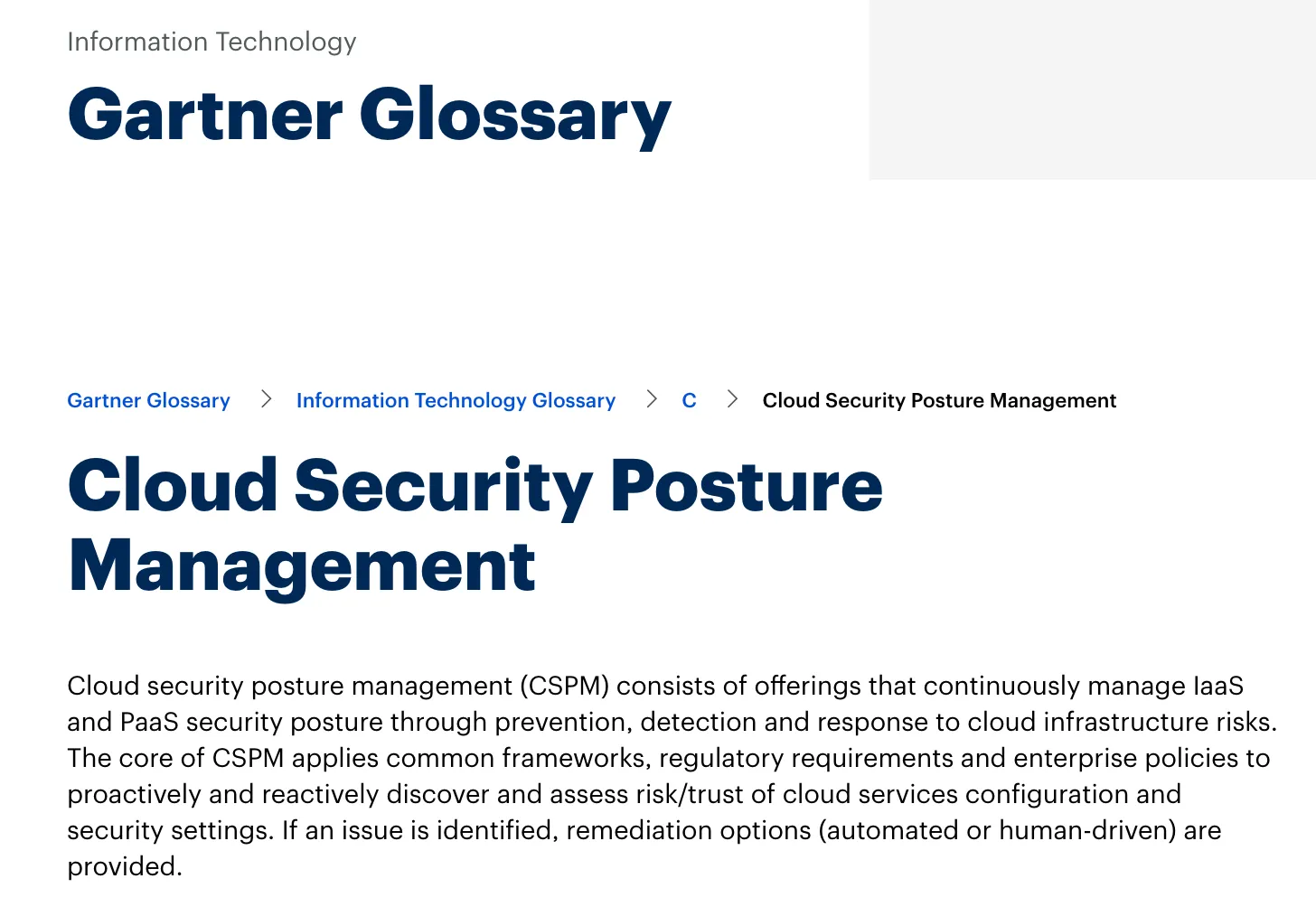 Evolution of Cloud Security Posture Management | Spin.AI Diagram illustrating the evolution of cloud security posture management by Gartner