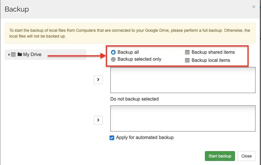 Google Backup & Sync for Windows