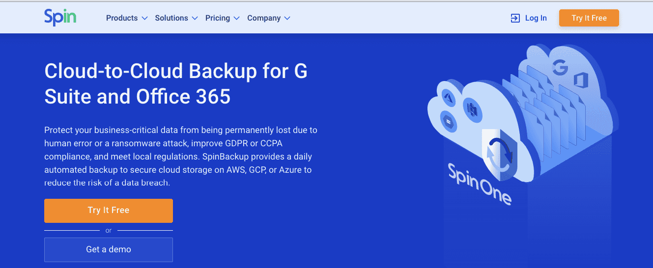 Spinbackup data loss prevention | Spin.AI Data loss prevention tool: Spinbackup