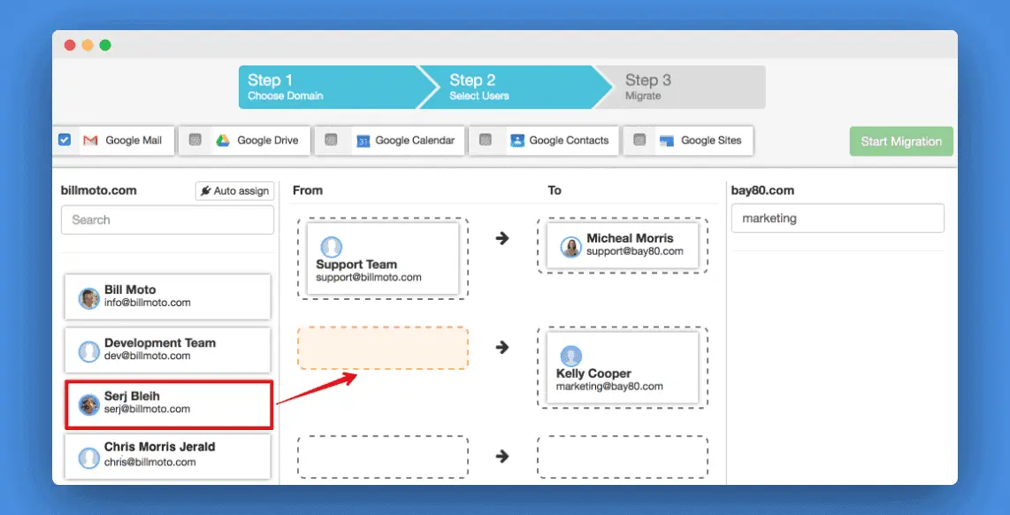 Google Drive™ migration to Google Workspace™