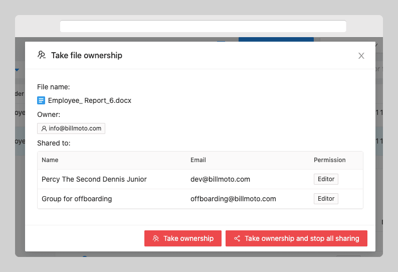 Offboarding Data Security Checklist | Spin.AI Corporate information sharing