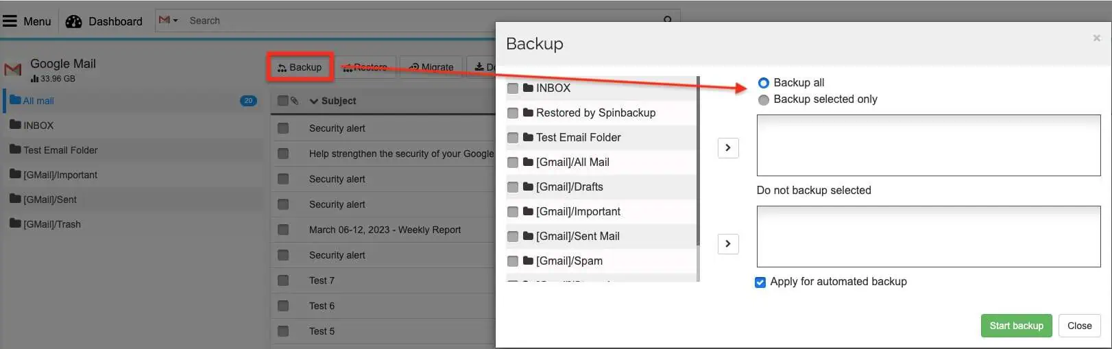 | Spin.AI Google Sign in - How to secure Google Drive™