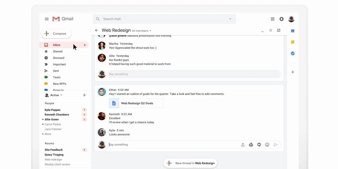 Hangouts Chat Collaboration | Spin.AI Remote collaboration software: Hangouts Chat