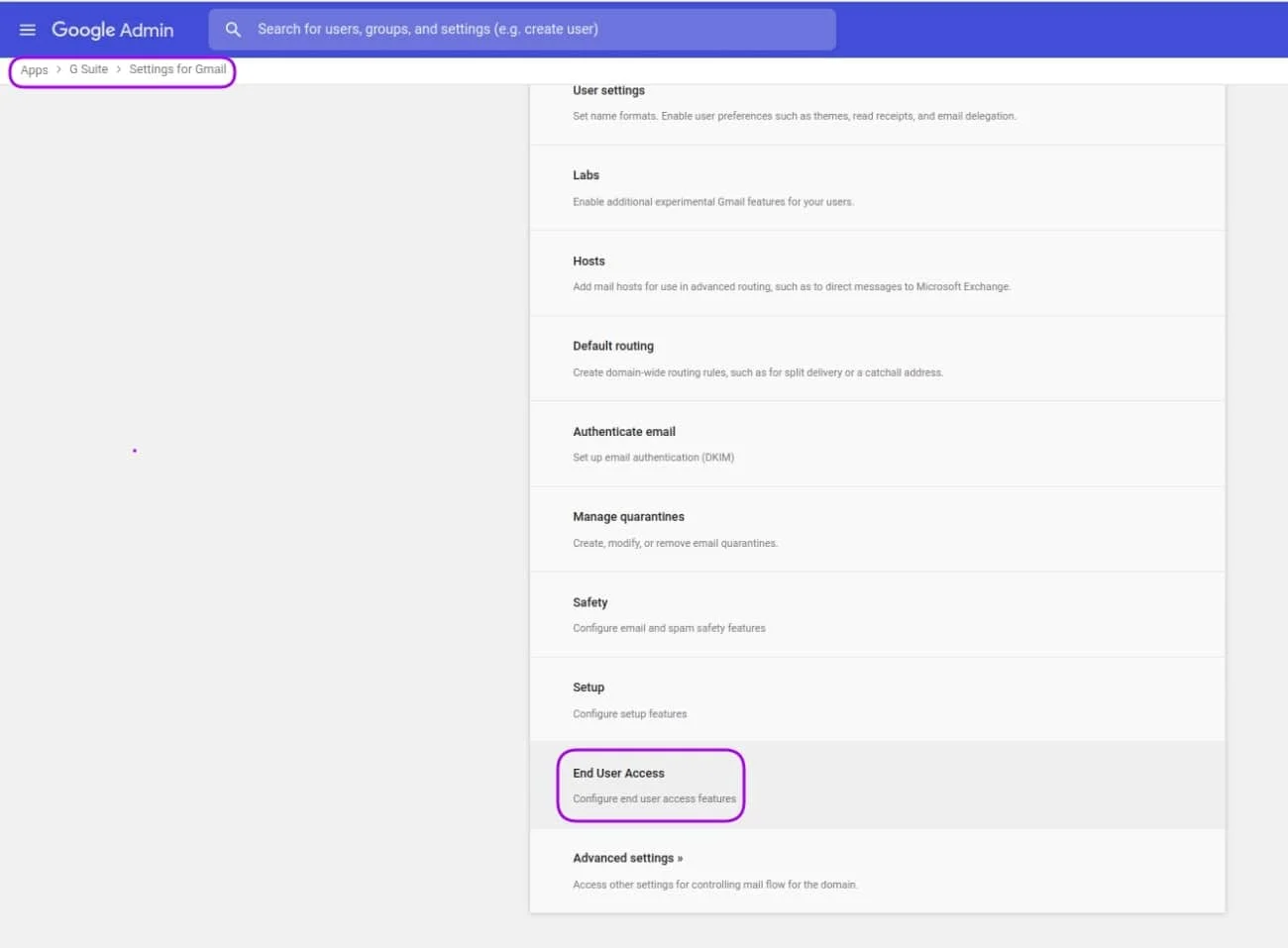 | Spin.AI transfer google account IMAP check 3