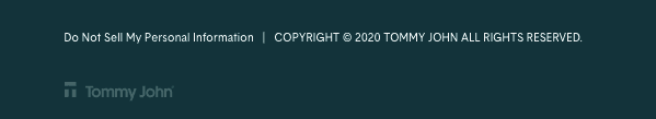 | Spin.AI Example of "Do not sell my personal information" link