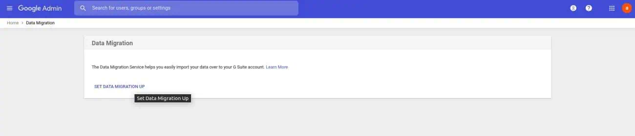 Gmail Migration Center View 2 | Spin.AI transfer google account migration center 2