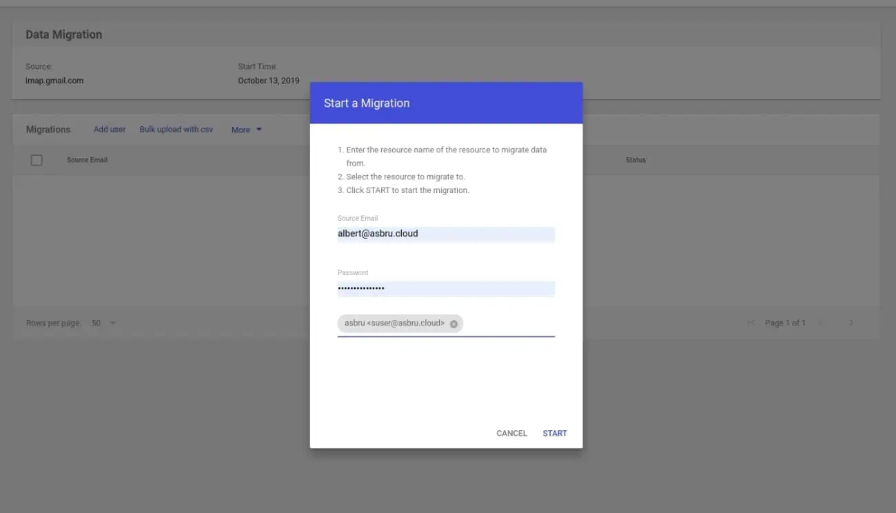 | Spin.AI transfer google account migration center 6