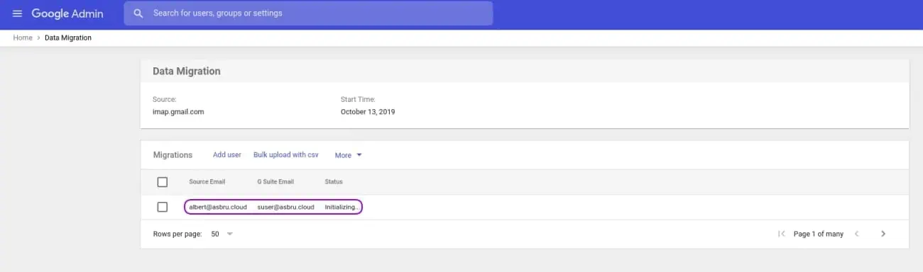 | Spin.AI transfer google account migration center 7