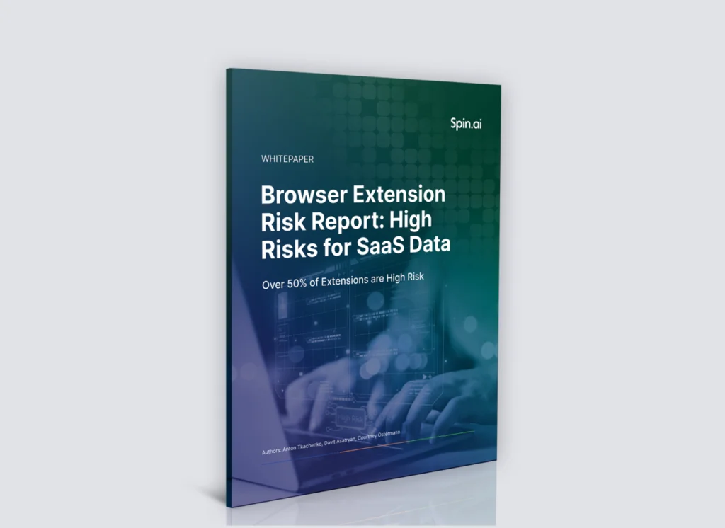 Browser Extension Risk Report: High Risk for SaaS Data