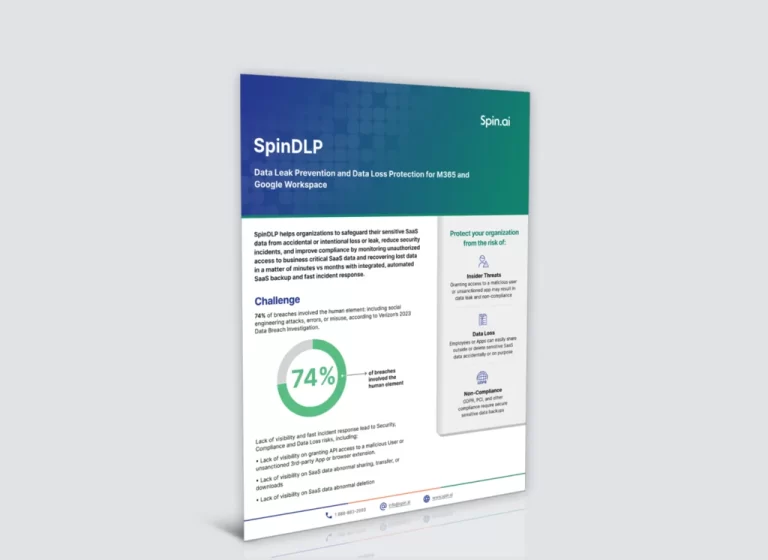 SpinDLP Product Brief