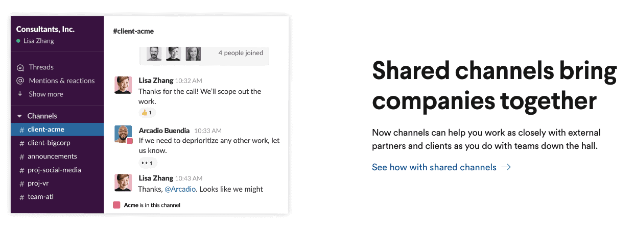 Remote working tools: Slack