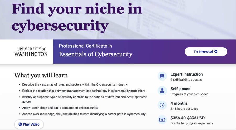 Best cybersecurity training