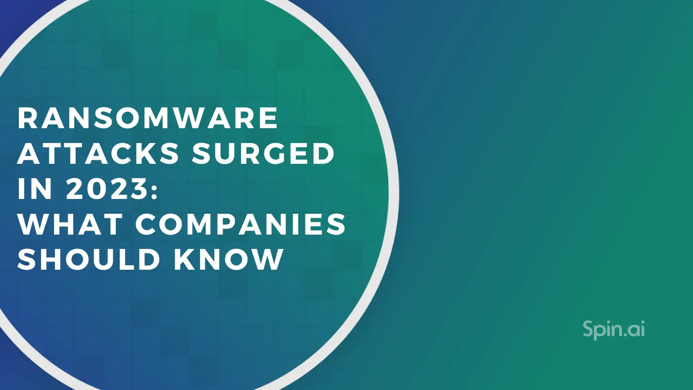 Ransomware Attacks Surge in 2023: Important Info for SMBs