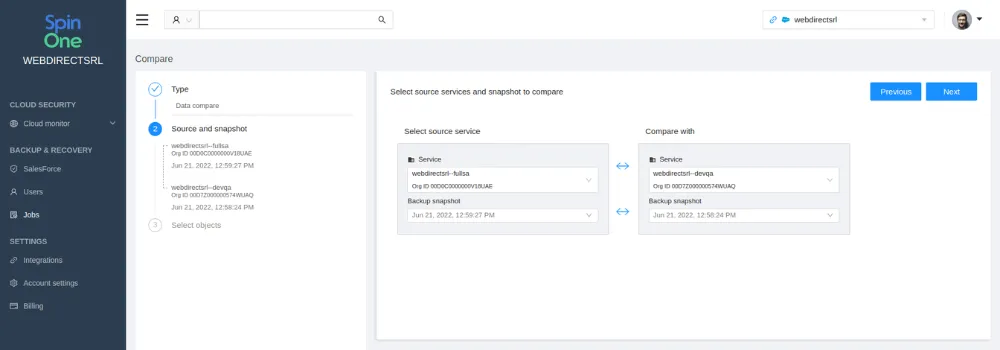 Salesforce Org Comparison