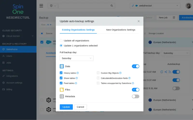 How to Back Up Salesforce - SpinOne