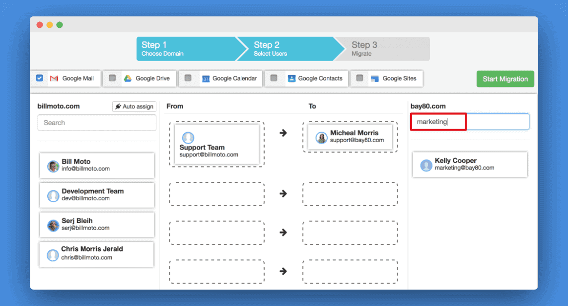 Migrate emails to Google Workspace™ (G Suite)