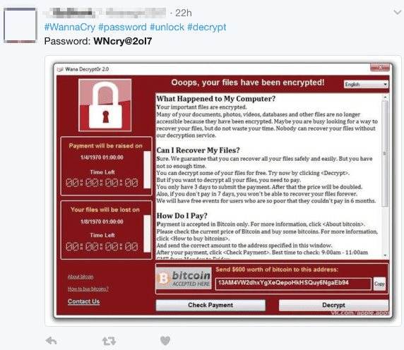 wannacry decipher password