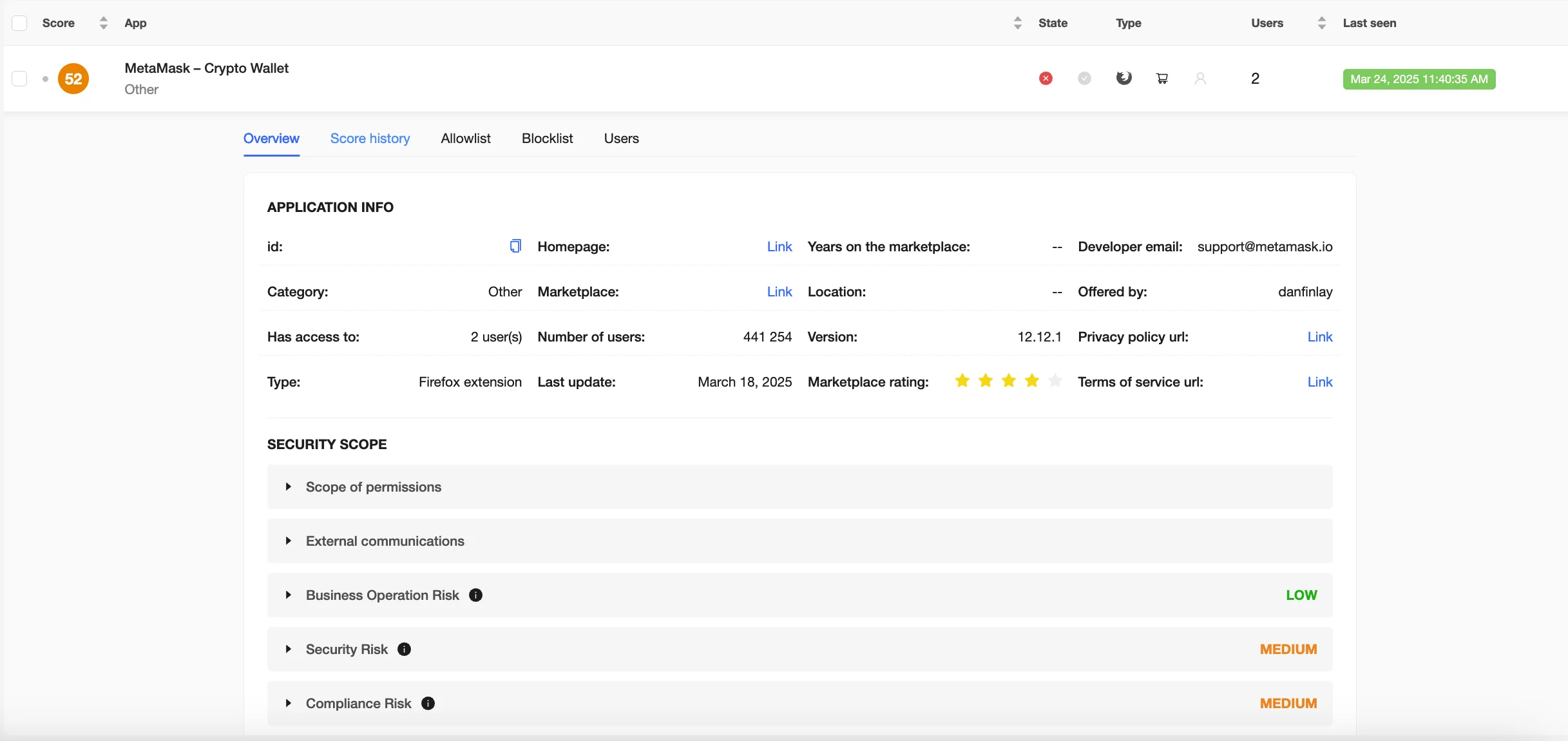 Jamf Pro dashboard for device management