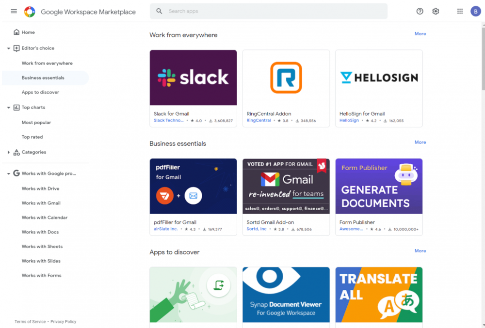 Google Workspace™ Marketplace