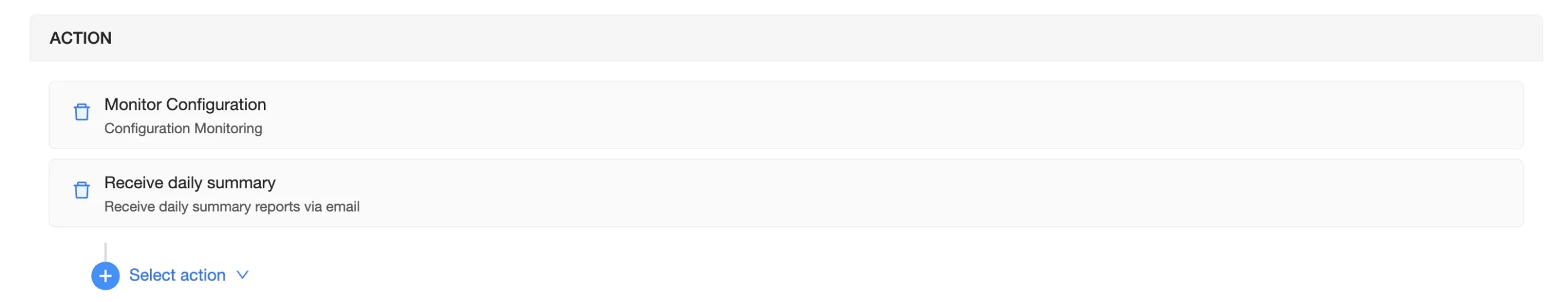 Posture Policy Actions Configuration | Spin.AI Spin.AI interface showing posture policy actions configuration