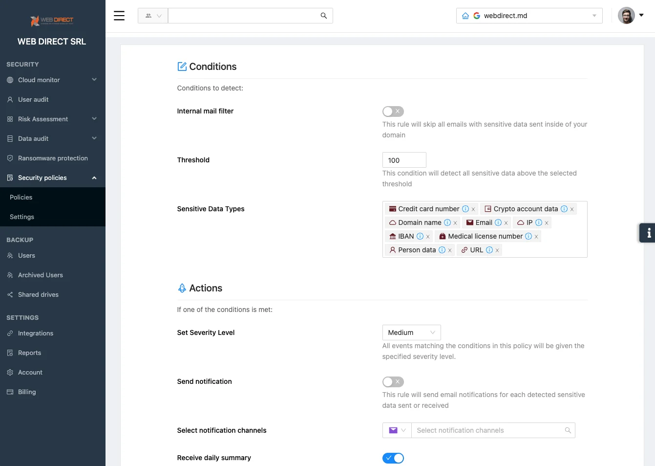 Q1 2023 Sensitive Data Detection | Spin.AI Q1 2023 sensitive data detection capabilities