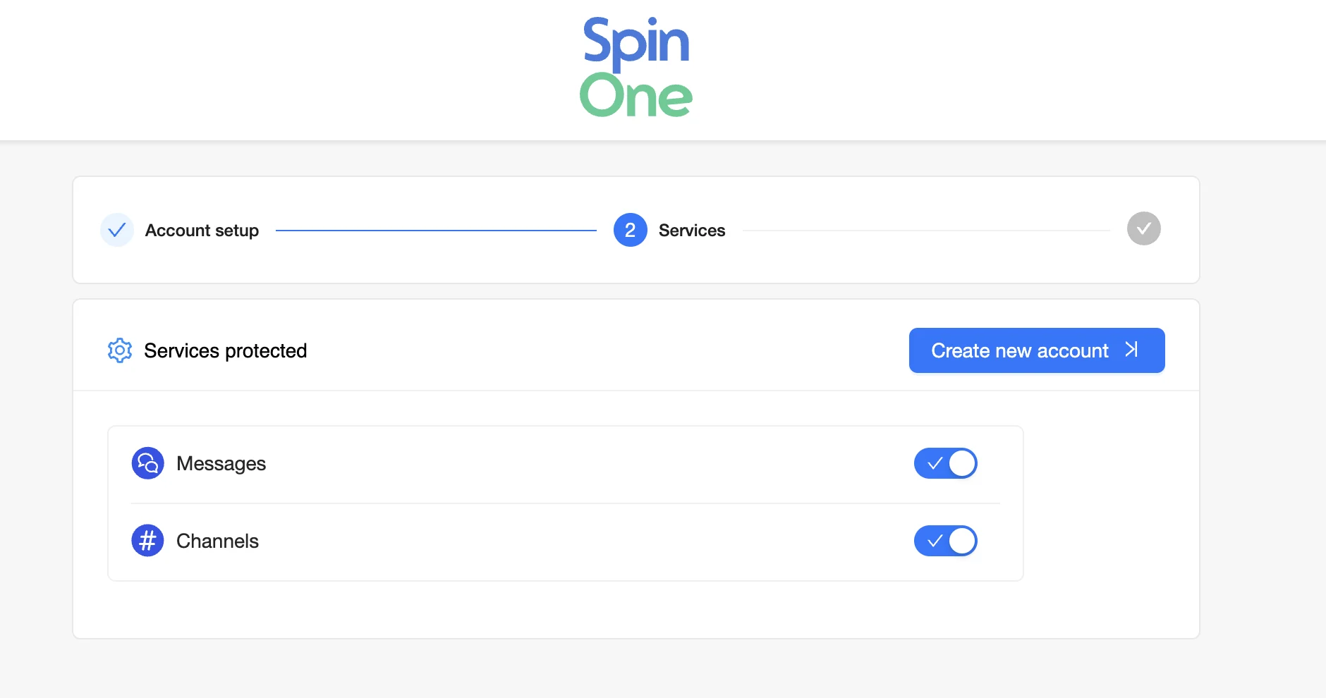 Slack Registration | Spin.AI Slack workspace registration screen on Spin.AI platform