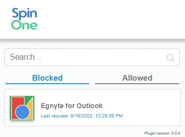Edge Browser Extension | Spin.AI Spin.AI Edge browser extension interface screenshot