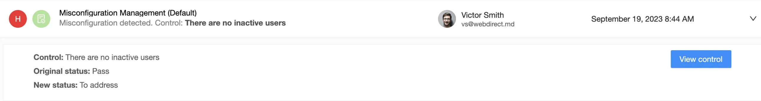 Misconfiguration Incident Report | Spin.AI Spin.AI misconfiguration incident report screenshot