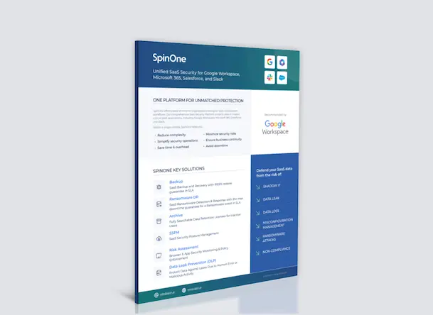 Archiving for Google Workspace™ Product Brief
