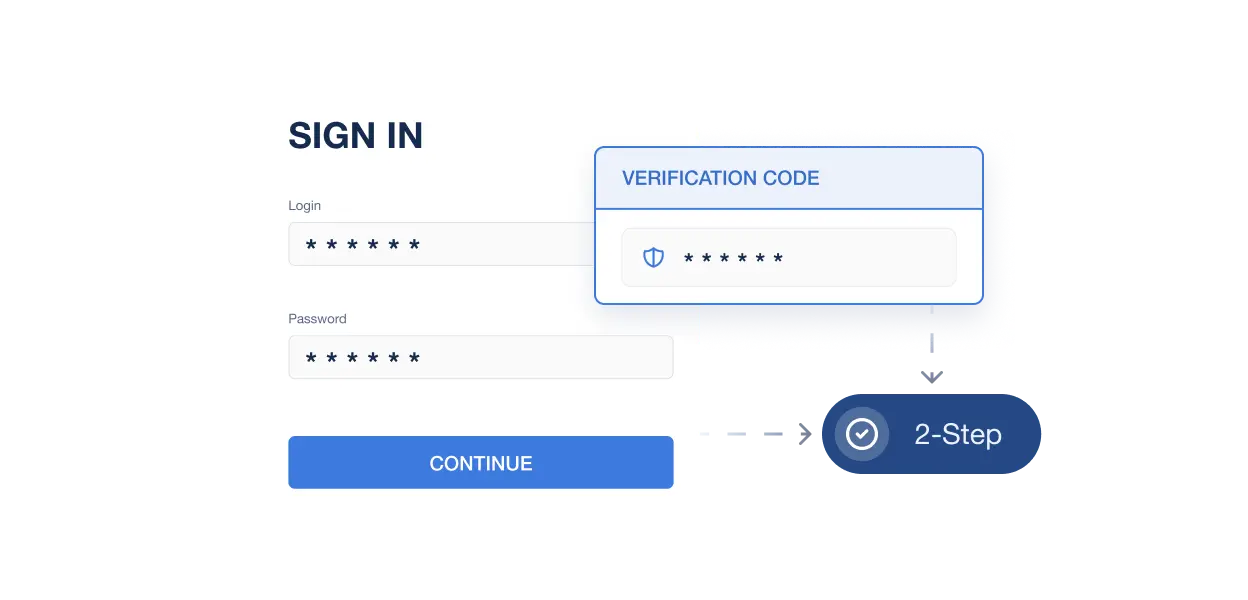 2-Step Verification Access Control | Spin.AI SpinBackup 2-Step Verification Access Control