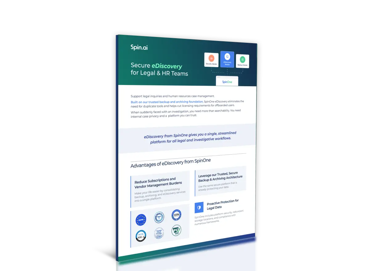 eDiscovery Product Brief