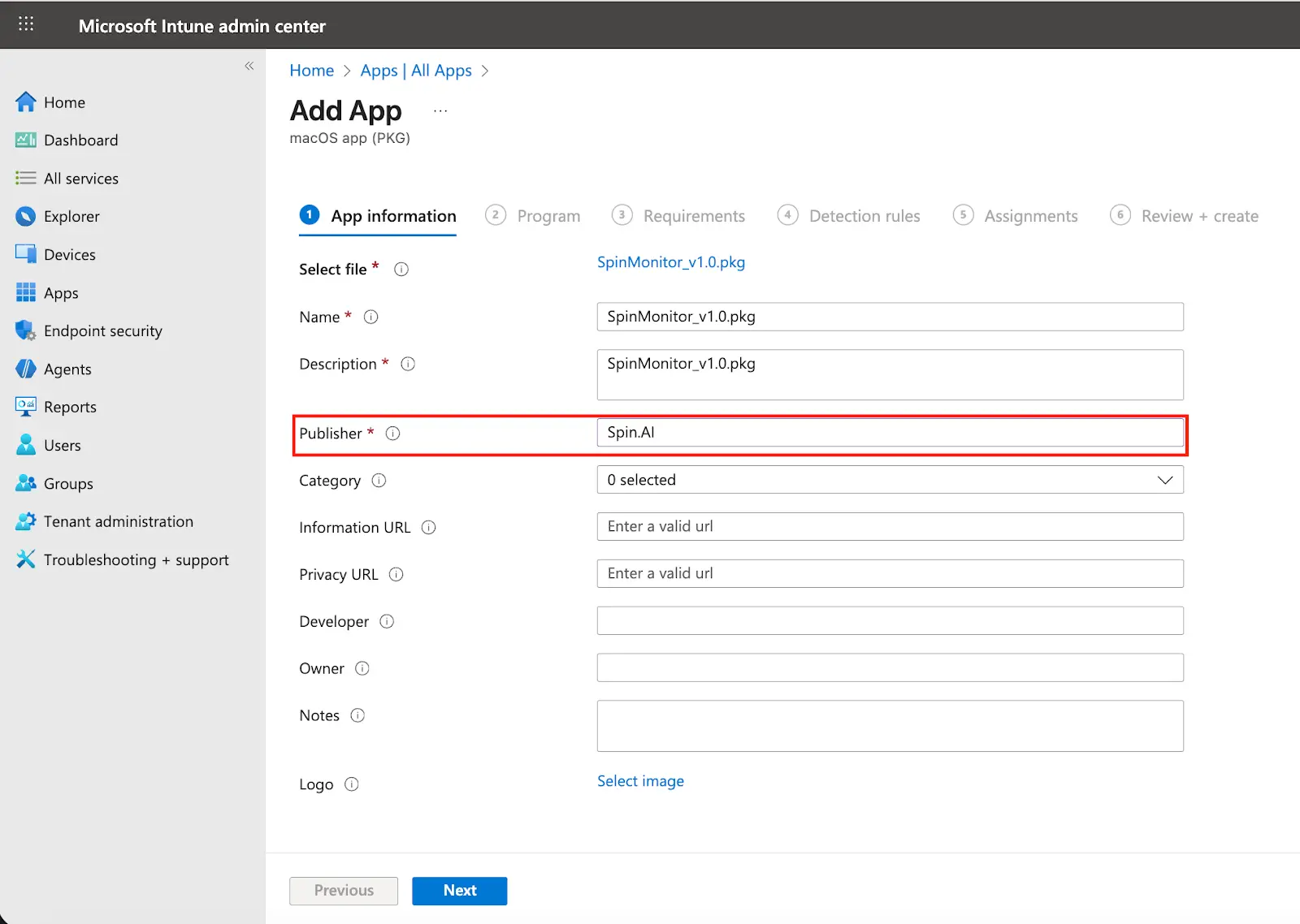 SpinMonitor Safari Extension Interface SpinMonitor extension setup in Safari browser