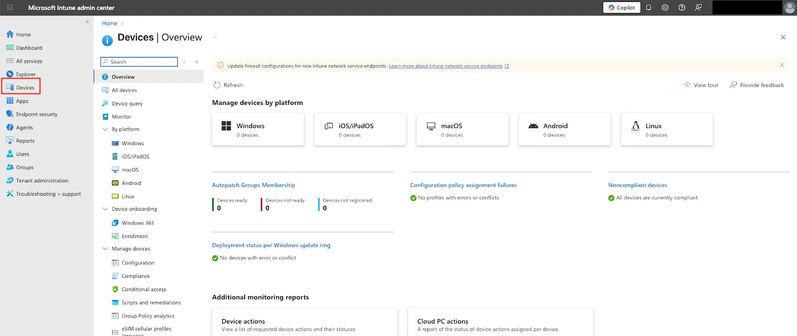 SpinMonitor Deployment Overview Overview of SpinMonitor deployment in admin center