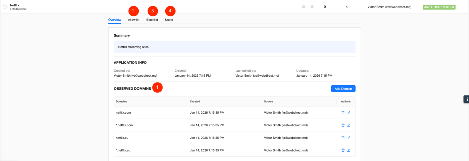Domain Applications Overview in SpinOne Visualizing domain applications within SpinOne platform