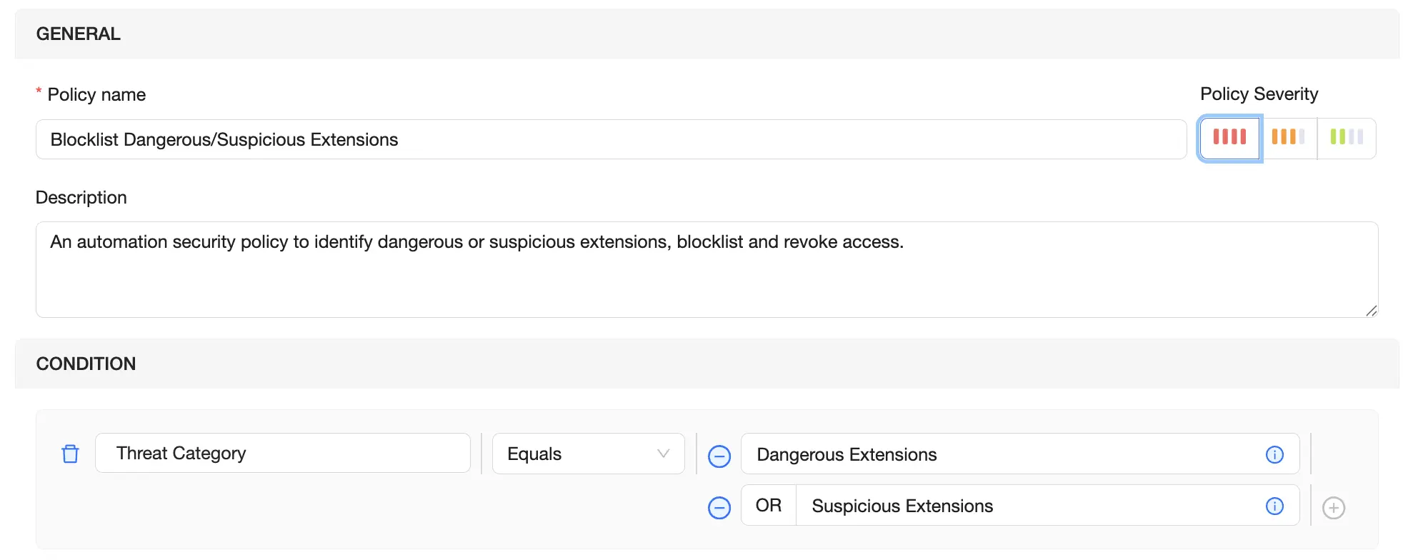 general-policy-condition | Spin.AI