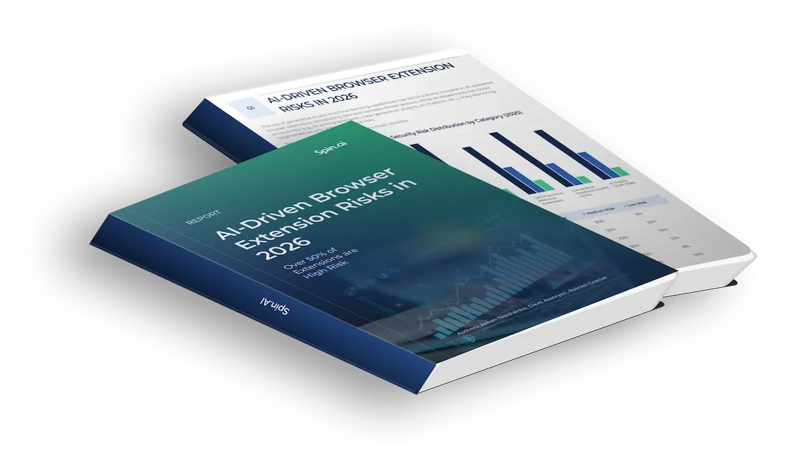 AI Compliance and Browser Extension Risk Report Cover Cover image for AI compliance and browser risk report